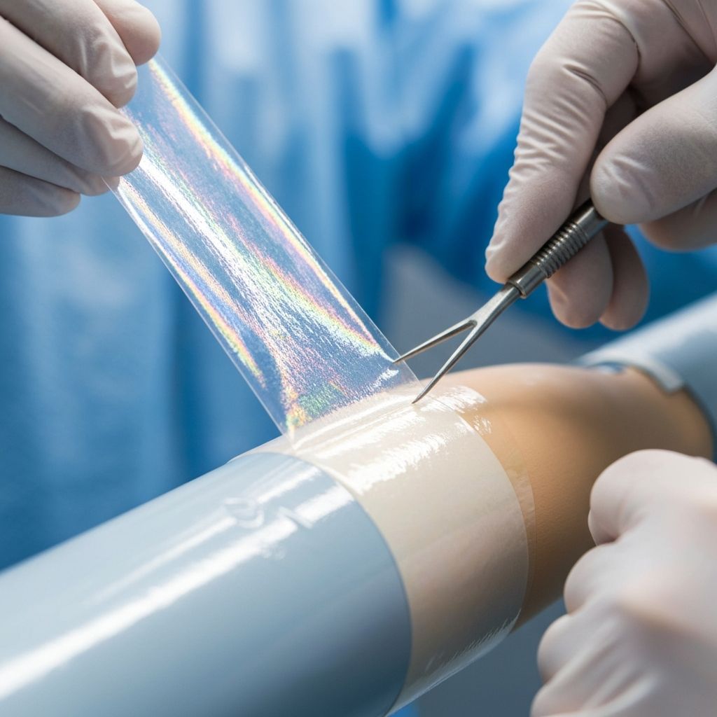 Antimicrobial film application