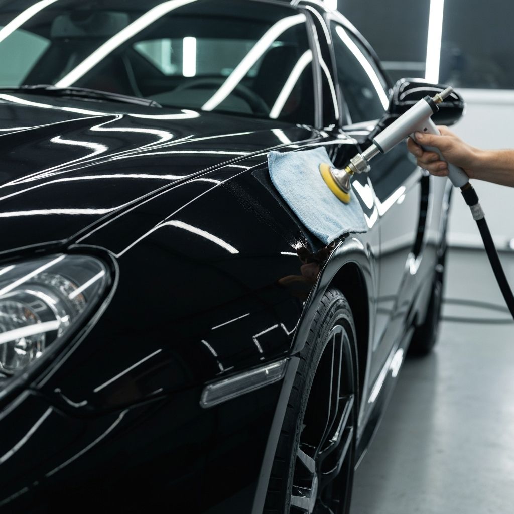 Ceramic coating application