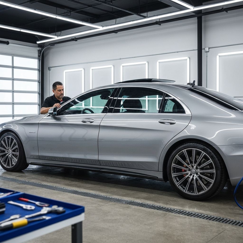 Automotive window tinting